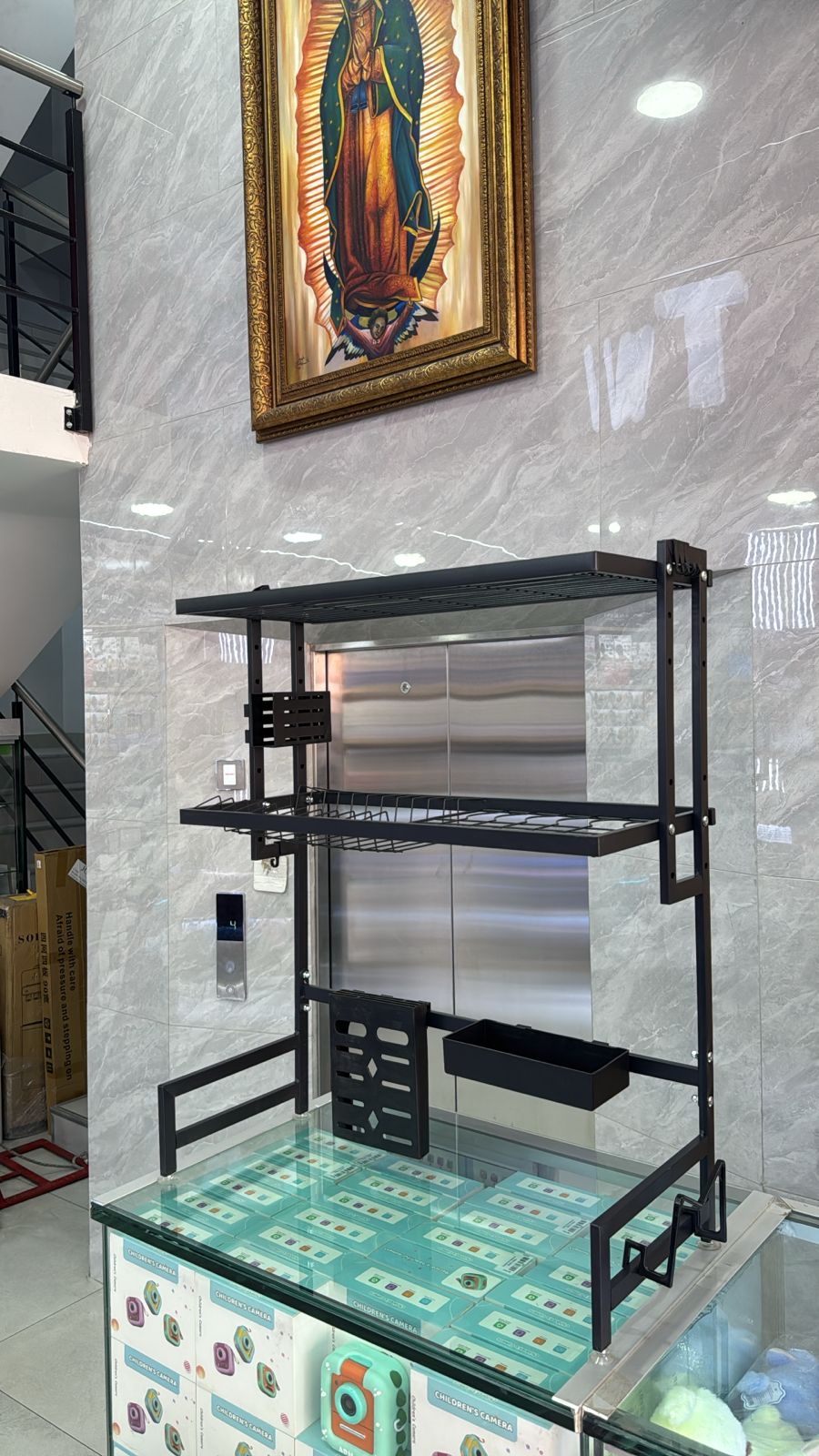 Escurridor Cocina 2 niveles 65 cm