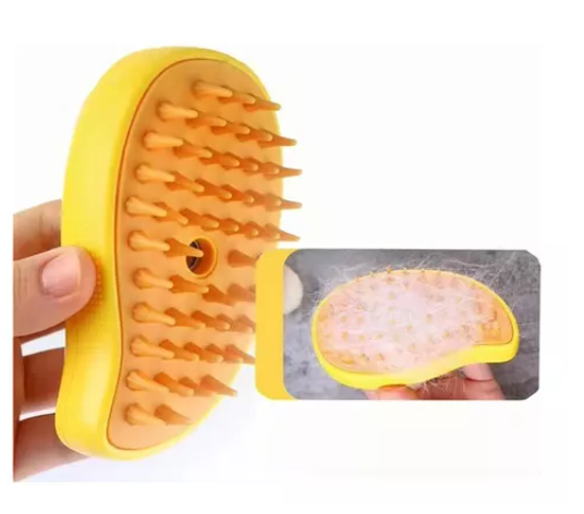 Cepillo Pelo Mascotas Recargable Vapor