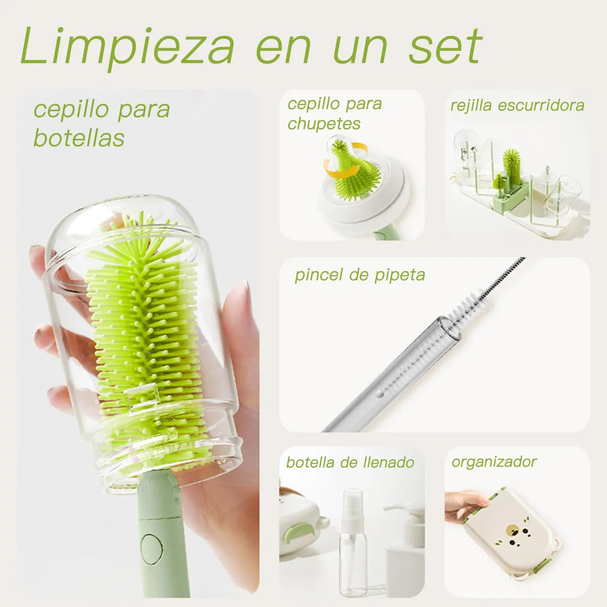 KIT DE CHURRUSCO LIMPIEZA PORTATIL