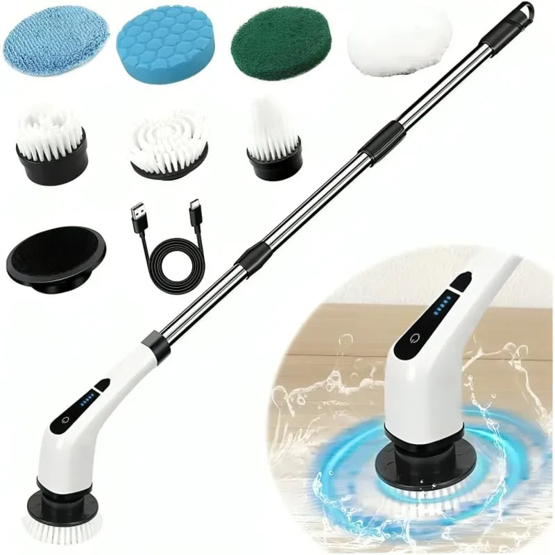 Cepillo de Limpieza Eléctrico 9 en 1 | Turbo Brush Inalámbrico - Envío Gratis Colombia