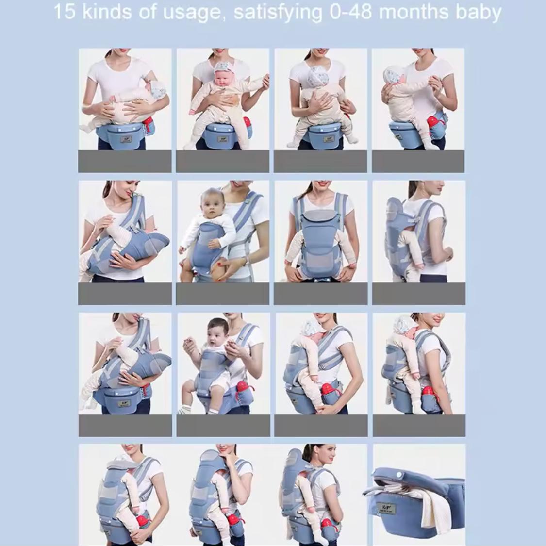 CARGADOR PARA BEBES 3 EN 1 ERGONOMICO