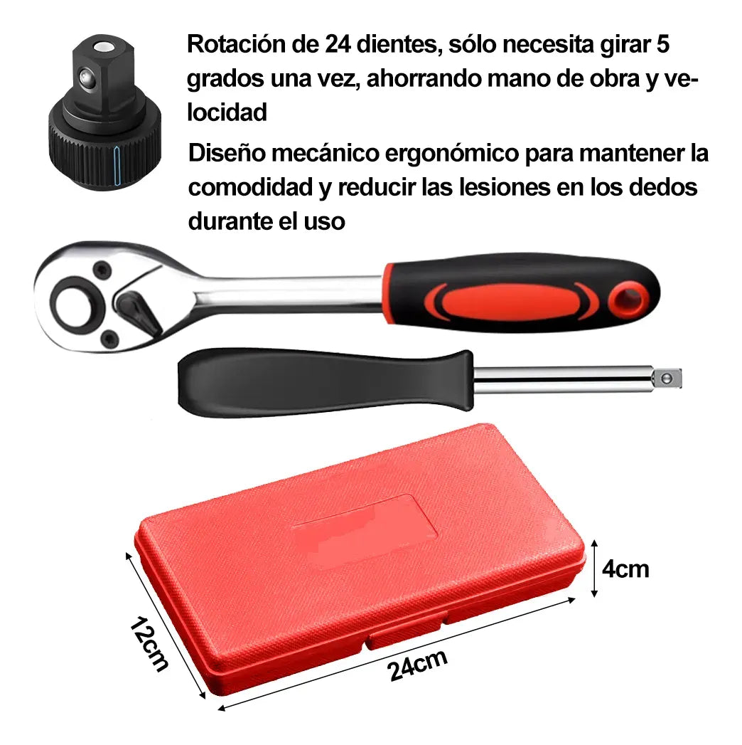 CAJA DE HERRAMIENTA X 46PCS