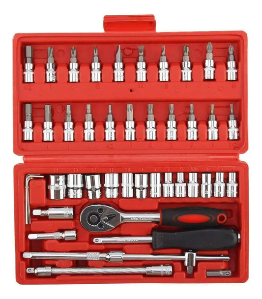 CAJA DE HERRAMIENTA X 46PCS