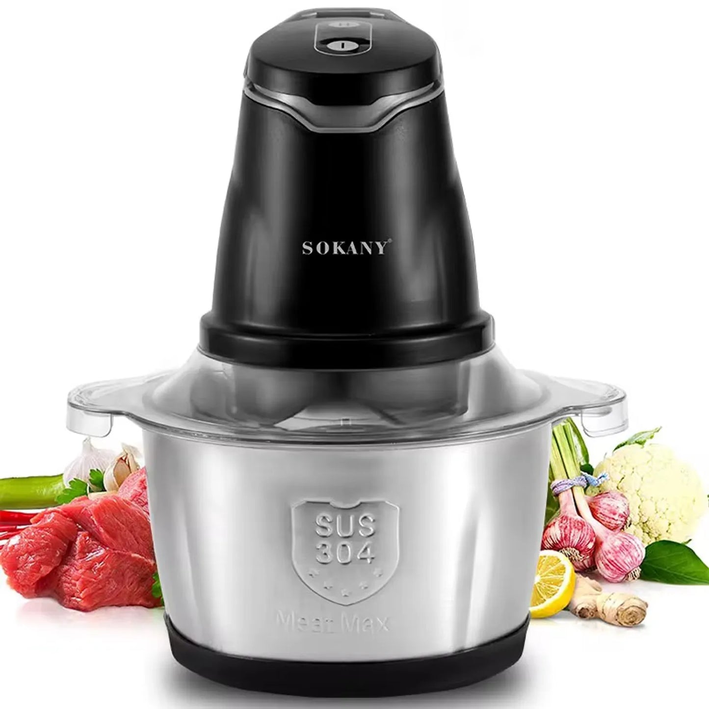 Procesador de alimentos 2 en 1 SOKANY